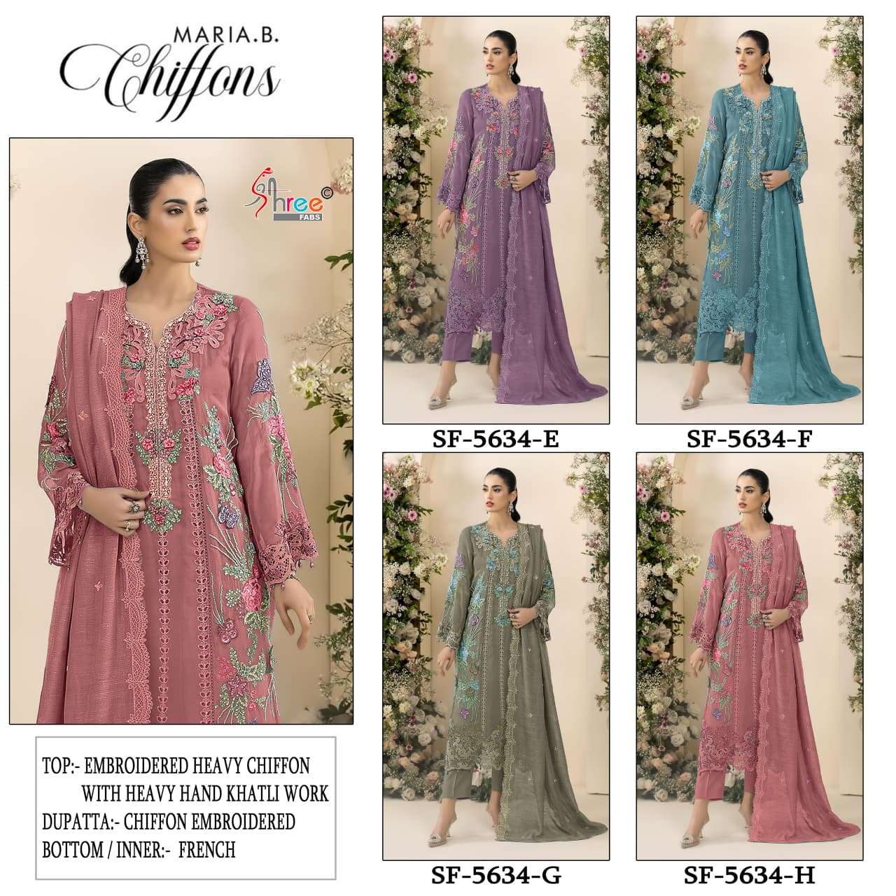 SHREE FABS SF 5634 COLOR EXLUSIVE DESIGNER PAKISTANI DRESS FOR EID CLOTHING SHOP